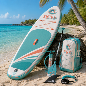 Planche de <span class=keywords><strong>paddle</strong></span> <span class=keywords><strong>gonflable</strong></span> à traction améliorée, zone antidérapante pour les <span class=keywords><strong>pieds</strong></span>, stable pour la pratique quotidienne du <span class=keywords><strong>paddle</strong></span> en eau en plein air - Product Image 5