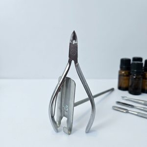 Alicates Profesionales para Uñas de Acero Inoxidable KSA, Mandíbula Recta, Hoja Puntiaguda de 7 mm, Herramienta de Uñas de Lujo para Adultos, Regalo - Product Image 4
