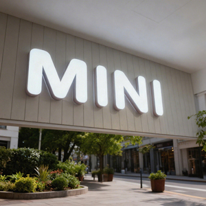 Personalizado <span class=keywords><strong>LED</strong></span> Light Up Frontlit letras acrílicas logotipo publicidade negócio sinal sinalização ao ar livre para loja loja - Product Image 4