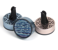 Diffuseur de parfum de luxe en métal pour voiture, à clipser sur grille d'aération, avec parfum longue durée