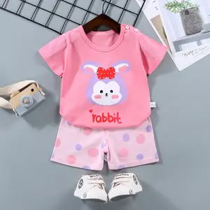 Gute Qualität Baby Boy Sommer Outfit Sets Outdoor Kinder Kleidung Sets Junge 5 Jahre Fabrik Hot Sale Mädchen Shorts Kleidung Sets