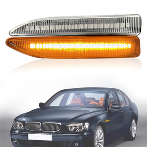<span class=keywords><strong>Clignotant</strong></span> LED <span class=keywords><strong>clignotant</strong></span> feu de position latéral pour <span class=keywords><strong>BMW</strong></span> série 7 E65 E66 E67 E68 2001-2008 voyant séquentiel à écoulement dynamique - Product Image 1