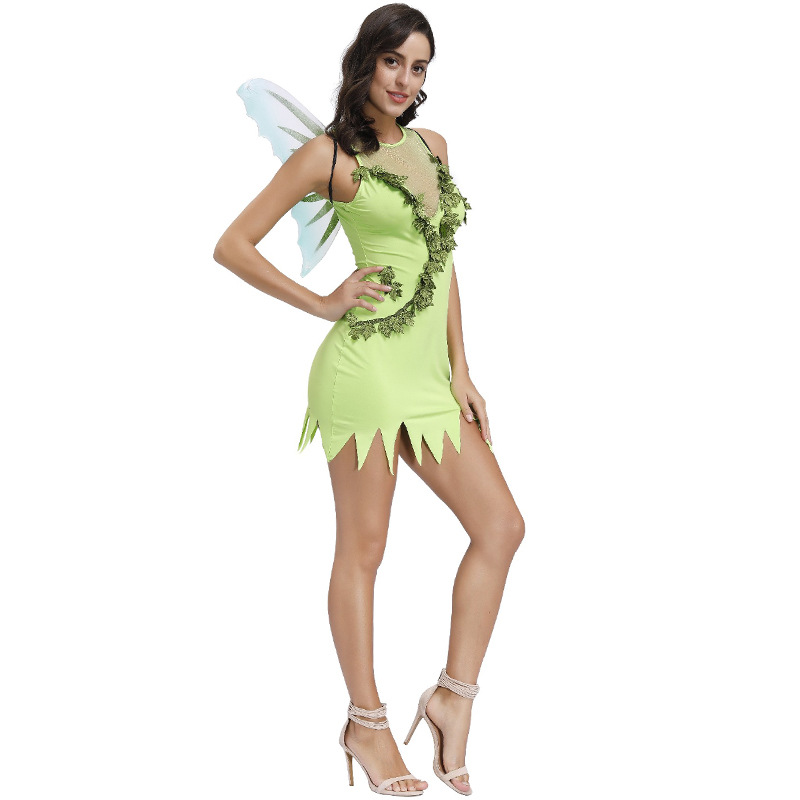 green forest fairy dress Forest Fairy Light Green Dress Green / L main image 1