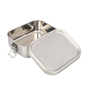 Children's Lunch Box with Compartments Stainless Steel Leak-proof Lunch Box Small Lunch Box For Camping Hiking