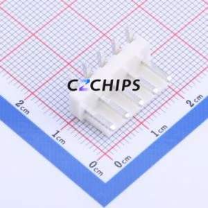 KH-VH-5P-W Wire-to-Board Pin Header Bent Lead Through Hole,P=3.96mm Connector 1x5P 3.96mm Right Angle Insert VH - Product Image 1