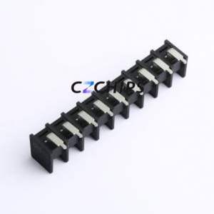 DBT30R-11.0-9P-BK-P Barrier Terminal Block Bent Lead Through Hole,P=11mm Connector Two Sides 11mm 1x9P Right Angle Pin - Product Image 2