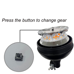 <span class=keywords><strong>Feux</strong></span> de signalisation à LED ambre 12V 24V, gyrophare flexible, lampe de sécurité clignotante rotative pour camions, tracteurs - Product Image 4