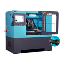 GUBOT LSB-300 Machine de tour CNC à découper au diamant Conception de lit plat pour la réparation de jantes en alliage à usage intensif 220V Made in China