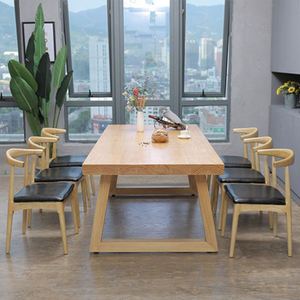 Kamer Meubelen Moden <span class=keywords><strong>Set</strong></span> 4 Stoel Bank Eettafel, Eetkamer Tafel <span class=keywords><strong>Set</strong></span> 4 Stoel Met 4 Stoel Houten Bank - Product Image 4