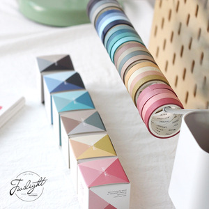 Tape Manufacturer 6 Design Fall in love with color Series Japanese Washi Tape