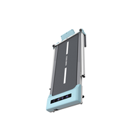 Cinta de correr para caminar debajo del escritorio, cinta de correr de 265lb de capacidad, mini cinta de correr de escritorio de pie para oficina debajo con control remoto, W
