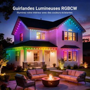 Vente flash : Lumières LED RGBW 12V blanc chaud, étanches IP68, pour aménagement paysager, Noël et fêtes, éclairage extérieur permanent, garantie 5 ans - Product Image 3