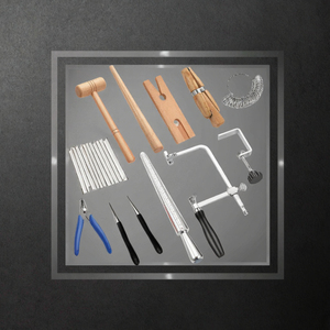 Kit d'outils de bijouterie en bois DIY avec 10 pièces pour la fabrication de bijoux, outil de dorure, design artisanal - Product Image 3