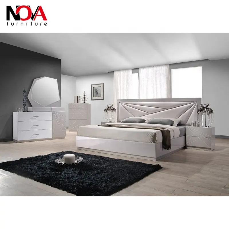 NOVA Modernas Camas Dormitorio Matrimonio Muebles Del Dormitorio Conjunt Modern Bedroom Furniture 5 Pieces Bed Sets