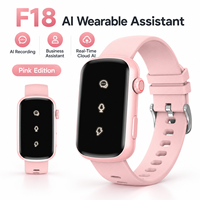 Bracelet Assistant Vocal IA BT 5.3 Enregistrement Hors Ligne Étanche IP67 Recharge Magnétique Faible MOQ pour Projets de Marques en Petites Séries