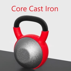 Ensemble de Kettlebells en Fonte Recouvertes de Vinyle, Faible MOQ, Solides, 2-20kg, pour Gymnastique à Domicile, Entraînement de Force et Musculation Corporelle Complète - Product Image 2
