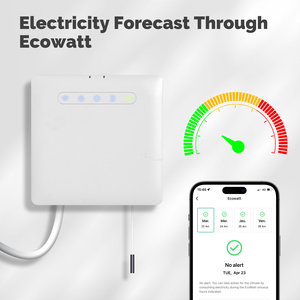 Termostato inteligente Wifi para radiador <span class=keywords><strong>de</strong></span> calefacción <span class=keywords><strong>de</strong></span> cable piloto compatible con aplicación <span class=keywords><strong>de</strong></span> monitoreo <span class=keywords><strong>de</strong></span> electricidad Ecowatt Control remoto Alexa GoogleHome - Product Image 4
