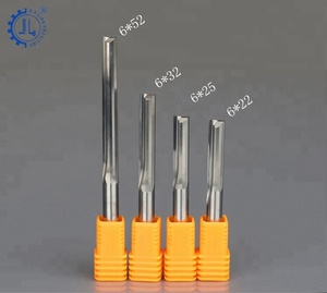 6.35mm Shank rắn Carbide <span class=keywords><strong>CNC</strong></span> thẳng cắt <span class=keywords><strong>Router</strong></span> <span class=keywords><strong>bit</strong></span> 2 thẳng sáo Cutter với đôi sáo tùy chỉnh OEM hỗ trợ - Product Image 3