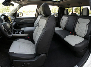 Housse de siège de luxe GANE Design en cuir Nappa multicolore, respirante et durable, adaptée aux sièges intérieurs Dodge Ram - Product Image 5