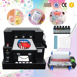 COLORSUN Uv Dtf Sticker Printer 30cm A3 Uv Dtf Sticker Printer Ab Film Uv Ink Printer With Lamination Kit