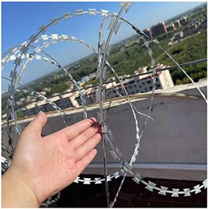 <span class=keywords><strong>ลวดหนาม</strong></span>เหล็กชุบสังกะสี แข็งแรง ทนทานต่อการกัดกร่อน มีสินค้าในสต็อก สำหรับป้องกันการจลาจล แบบใบมีดเดี่ยว - Product Image 2