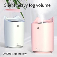 Humidificateur ultrasonique à buse unique 2025, 2L, USB, bureau, brume fraîche personnelle, garantie 1 an pour la maison, le bureau, la chambre à coucher, les soins pour bébés