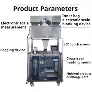 Machine d'emballage entièrement automatique pour céréales et poudres, 10-30 sacs/min, machine d'emballage de farine 1 kg, machine d'emballage multi-têtes pour granulés - Product Image 3