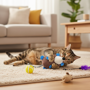 ของเล่นเคี้ยวสำหรับฝึกขัดฟัน ของเล่นหนูคลาสสิกแบบอินเทอร์แอคทีฟพร้อมเสียงตลก ทนทาน เป็นมิตรกับสิ่งแวดล้อม สำหรับลูกสุนัข แมว และสัตว์เลี้ยง - Product Image 2