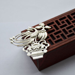 Horquilla de Cobre Fundido con Acabado Bronce, Estilo Antiguo, con Diseño de Fénix, para Novias, Accesorio de Joyería Hecho a Mano - Product Image 3