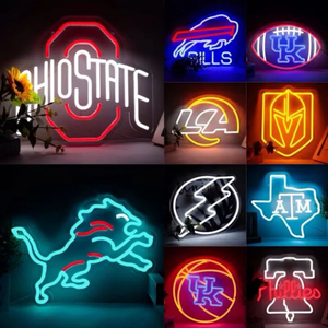 Fußball Team Symbol Led Leucht reklame Store Wand dekoration Led Bar Shop Wand dekoration Leucht reklame Kette für Ihr Team zeigt - Product Image 2