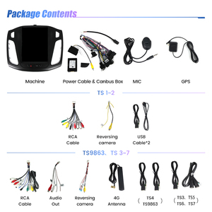 NaviFly Autoradio per <span class=keywords><strong>Ford</strong></span> <span class=keywords><strong>Focus</strong></span> 2011-2019 Android con Schermo IPS Fotocamera 360 DSP Auto Wifi 4G - Product Image 5