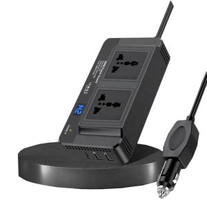 Hot <strong>Sale</strong> 200w <strong>Car</strong> Inverter Converter Dc 12v 24 Volt to Ac 110v 220v 4 USB QC3.0 Port 2 AC Output <strong>Car</strong> Power Inverter - Product Image 1