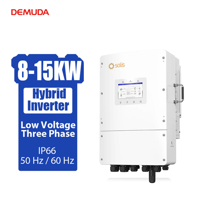 Solis S6-EH3P(8-15)K02-NV-YD-L 8KW 10KW 12KW 15KW IP66 Three Phase Low Voltage Energy Storage AC DC