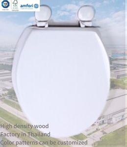 Asiento de <span class=keywords><strong>Inodoro</strong></span> Bofan Moderno, Blanco, de Madera Moldeada, con Cierre Lento, Frente Cerrado, <span class=keywords><strong>Bisagra</strong></span> de Plástico, 1 Año de Garantía, Precio Económico - Product Image 1