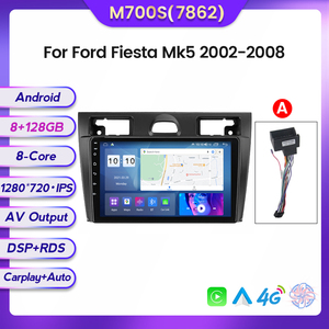 Mekede MS 8-Core 8 + 128GB IPS écran lecteur DVD de voiture vidéo affichage monté sur <span class=keywords><strong>v</strong></span>éhicule pour <span class=keywords><strong>Ford</strong></span> <span class=keywords><strong>Fiesta</strong></span> Mk5 2002 2008 AB - Product Image 4