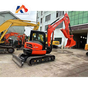 Excavatrice Kubota KX165 d'occasion de bonne qualité, prête à travailler, Kubota KX165 du Japon, la moins chère, mini-excavatrice d'occasion de 6,5 tonnes - Product Image 1