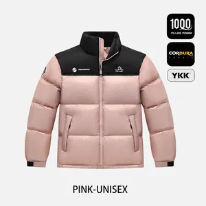 PELLIOT Goose Down Jacket Winter Unisex Women's Ultralight CORDURA 1000 Filling 5A Grade White Stand Winter Clothes for Women