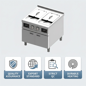 Commercial Double Tank Induction Fryer 8kW Floor Standing Deep Fryer for Restaurants Food Stalls Catering and Dealers - Product Image 6