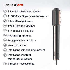 Secador de pelo Multi Styler sin escobillas 110000RPM secador de pelo con Motor de alta velocidad con accesorios secador de pelo automático de aire caliente iónico - Product Image 5