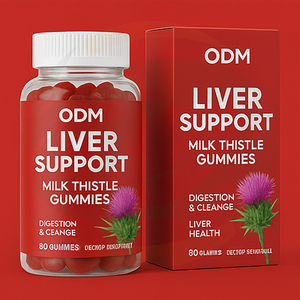 프라이빗 라벨 성인 간 건강 구미 무설탕 간 건강 디톡스 클렌즈 에너지 관리 보충제 60개 유기농 - Product Image 3