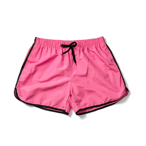 Custom Design Elastic Waist Men's Swim Trunks Beach <b>Board</b> <b>Shorts</b> With Drawstring Solid Color Comfort Breathable Swim <b>Shorts</b> - Product Image 3