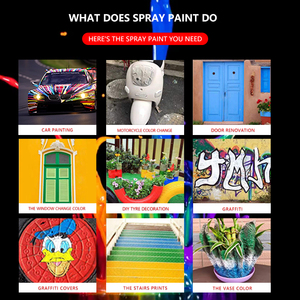 Getsun <span class=keywords><strong>Aerosol</strong></span> Clear Coat Pintura en <span class=keywords><strong>aerosol</strong></span> de Cromo Negro - Product Image 2