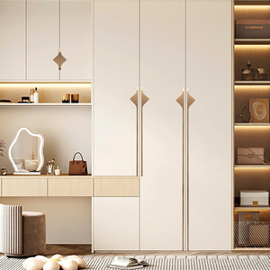 Poignée de porte d'armoire en aluminium gris or brossé antique, design moderne et simple pour commode, meuble, armoire, poignées - Product Image 5