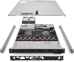 Pour serveur CPU <span class=keywords><strong>Dell</strong></span> PowerEdge R640 3.50GHz 16 cœurs Xeon avec 192 Go de RAM 9.6 To Rails de serveur <span class=keywords><strong>Windows</strong></span> utilisés Type de mémoire Stock 64 Go - Product Image 1