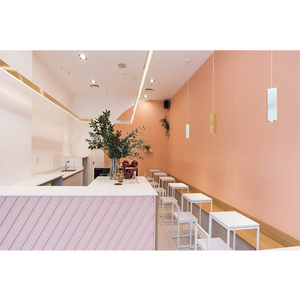 ตู้โชว์ขนมอบเค้กกล่องท็อปเคาน์เตอร์ร้านขนมปังสั่งทำได้หรูหรา - Product Image 6