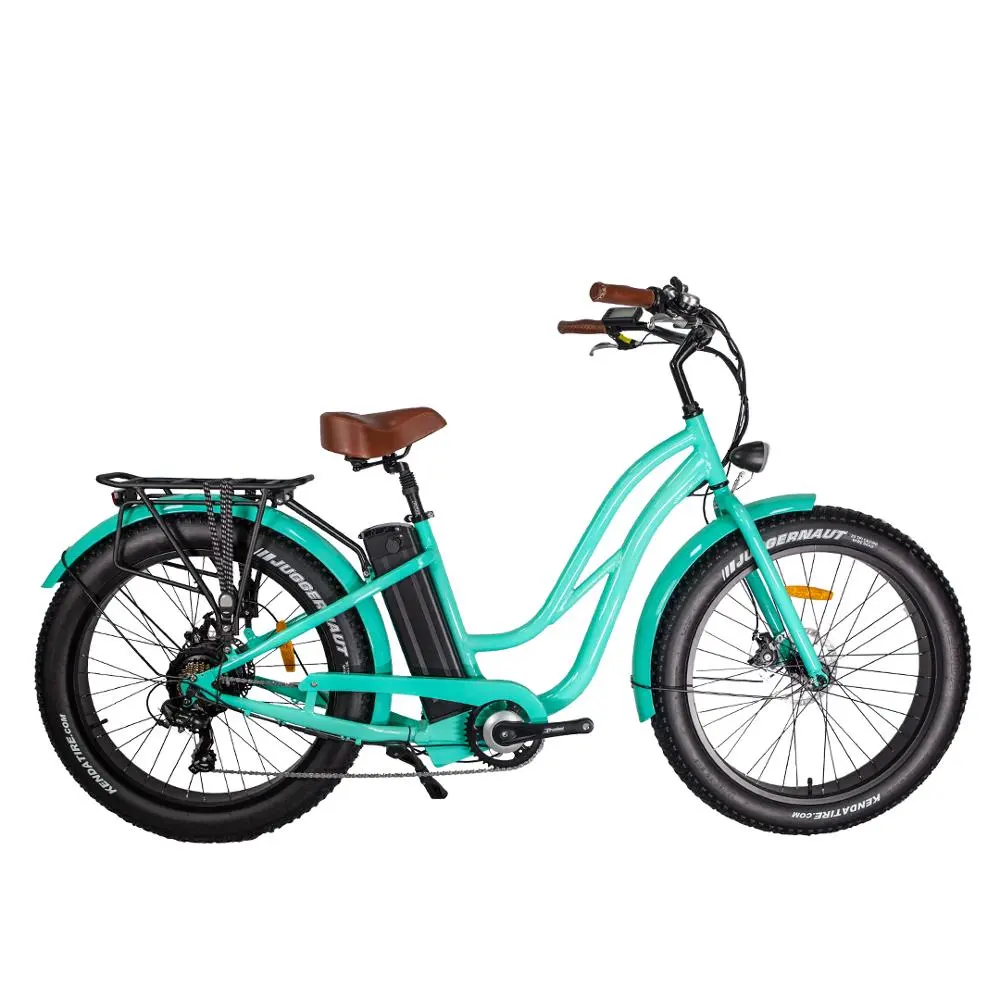 popular 48v 500W 750w 1000w big power fat tire electric bike fat ebike cruiser ride to work