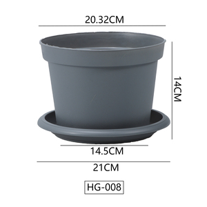 Pots de fleurs ronds en plastique de 4 à 10 pouces avec plateau pour le contrôle des racines, pour les semis de plantes de jardin et de pépinière - Product Image 6
