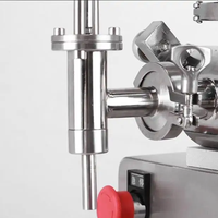 Machine de remplissage pneumatique semi-automatique à piston en acier inoxydable pour mayonnaise et crème, moteur pneumatique pour boissons et produits chimiques, prix avantageux