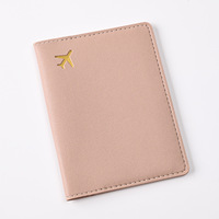 Dompet Sampul Paspor Murah yang Dapat Disesuaikan, Kulit PU Lembut, Penutup Kulit Tipis untuk Paspor, Tempat Paspor Tipis untuk Hadiah Pernikahan