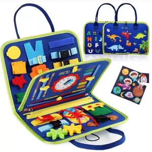 Jouet éducatif Montessori Busy Board Quiet <span class=keywords><strong>Story</strong></span> Busy Board pour tout-petits bébé enfant avec des dinosaures Échantillon gratuit - Product Image 5